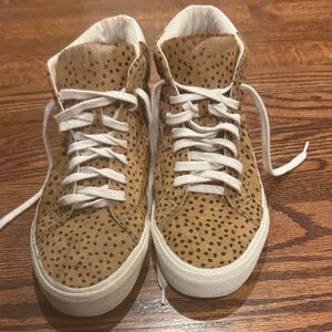Madewell MWL Calf Hair High Top Sneaker Women’s 8.5